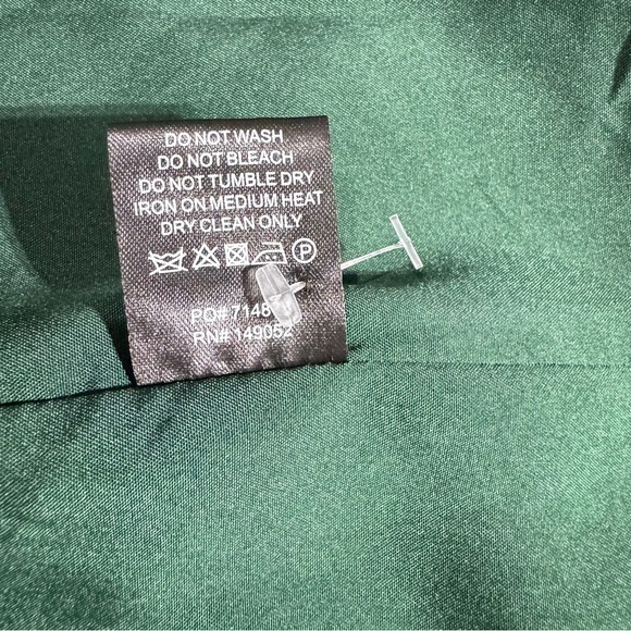 Nova Men Shepton Solid Green Textured Two-Button Blazer Jacket Medium - Picture 7 of 12